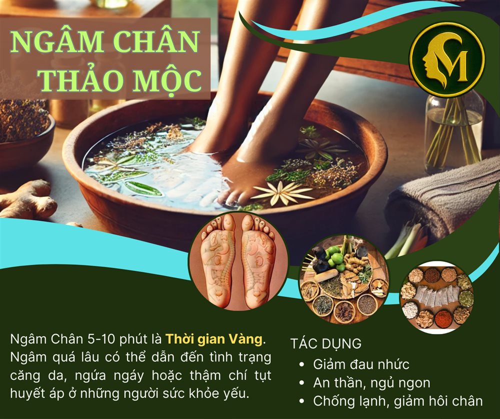 Ngâm chân thảo mộc