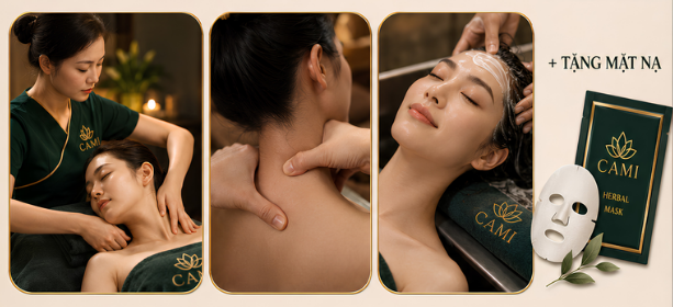 Gội Shiatsu Chuyên Sâu tại CAMI